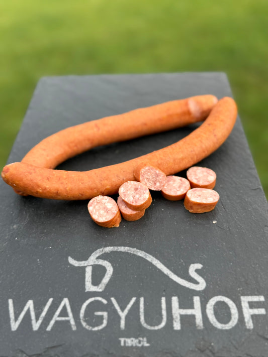 NEU: Wagyu-Bratwurst