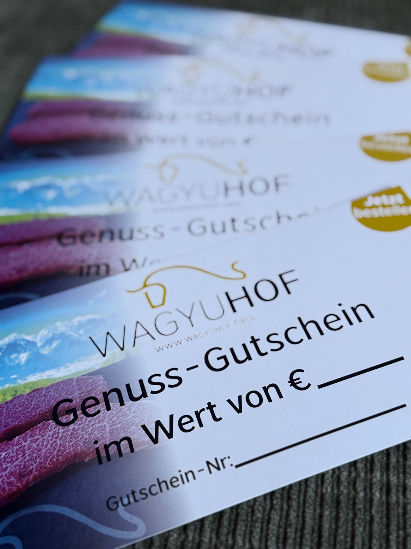 Gutschein: Wagyu-Genussgutschein